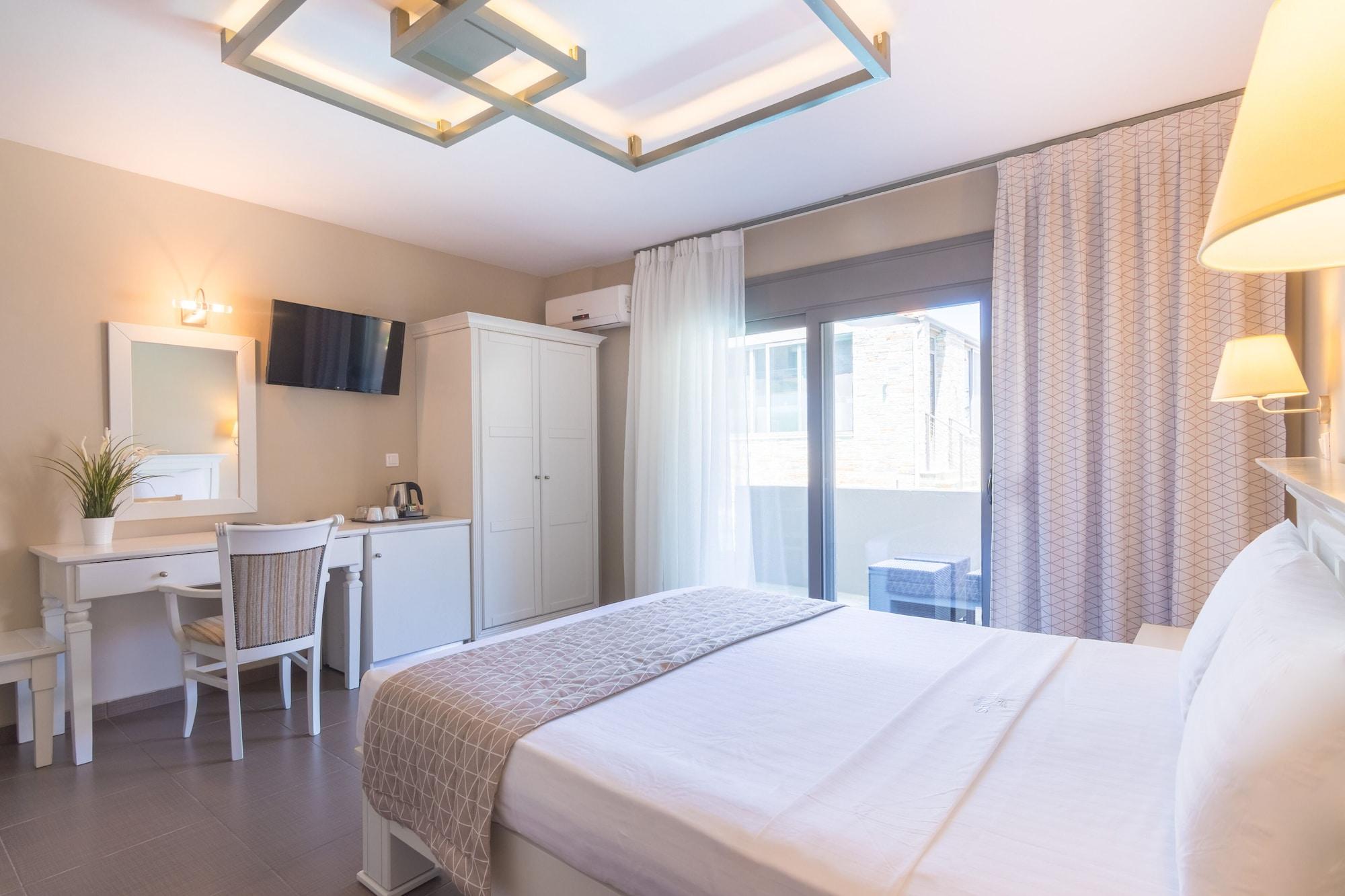 Ntinas Villa With Sea View Скала-Потамиас Экстерьер фото