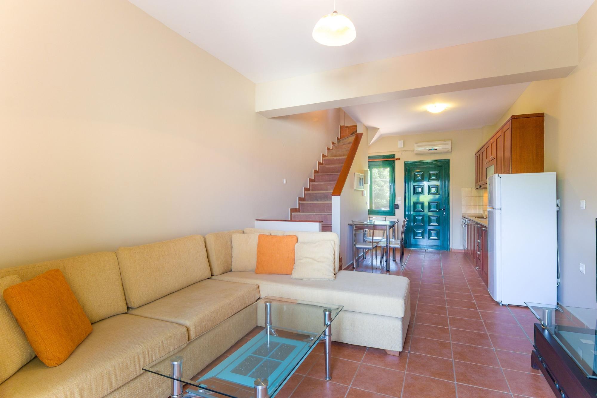 Ntinas Villa With Sea View Скала-Потамиас Экстерьер фото